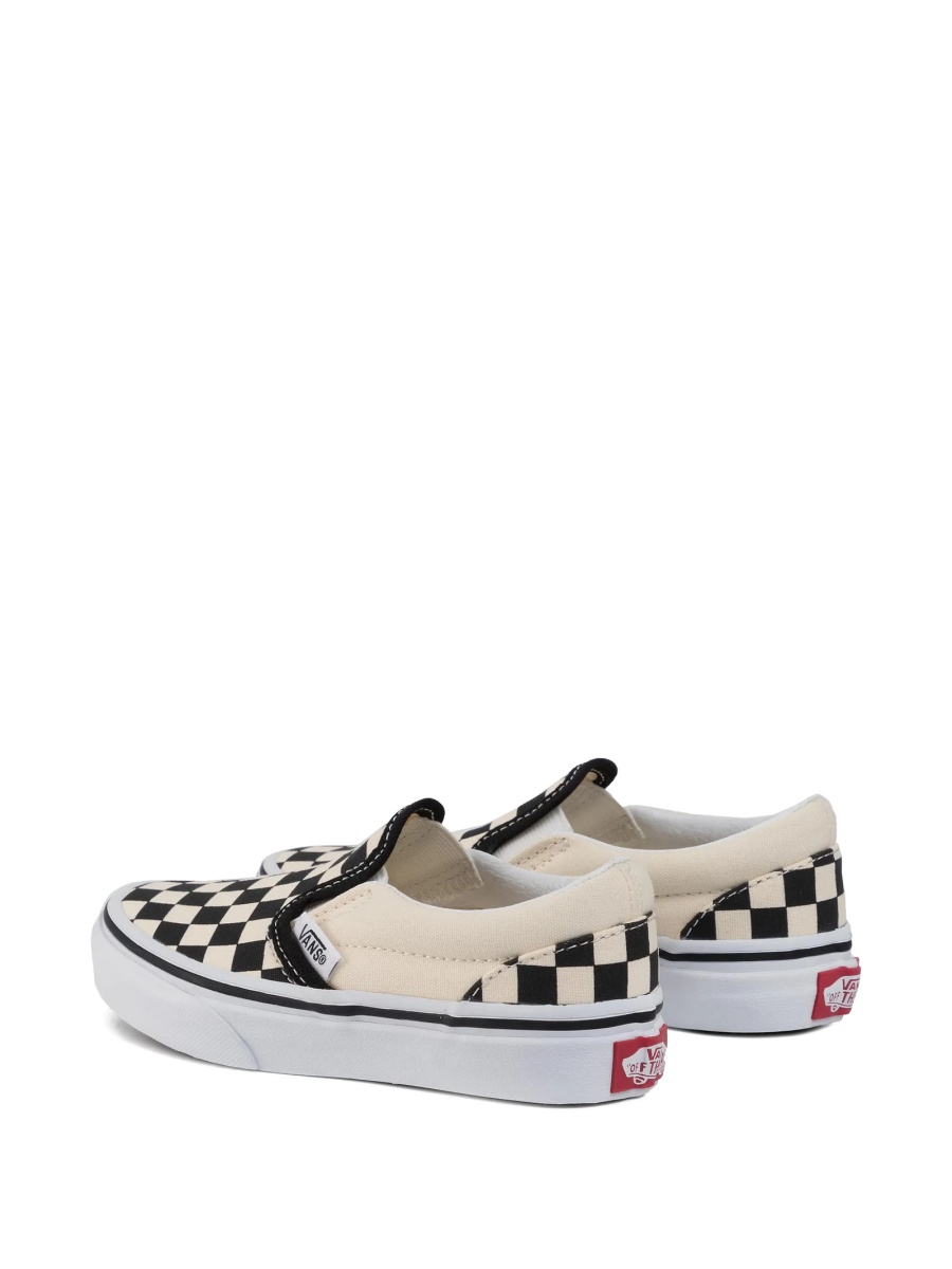 Sneakers Vans albi din material textil - Img 5