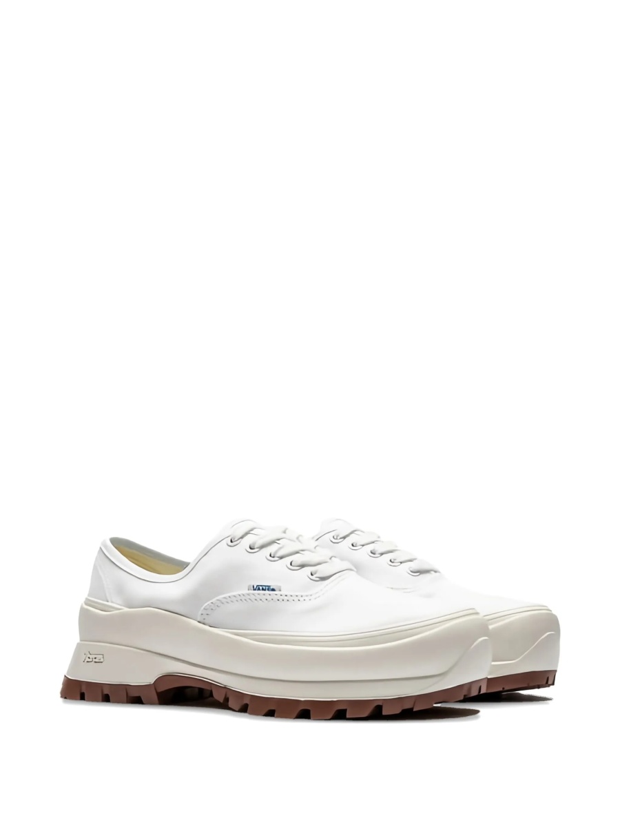 Sneakers Vans albi din material textil - Img 2
