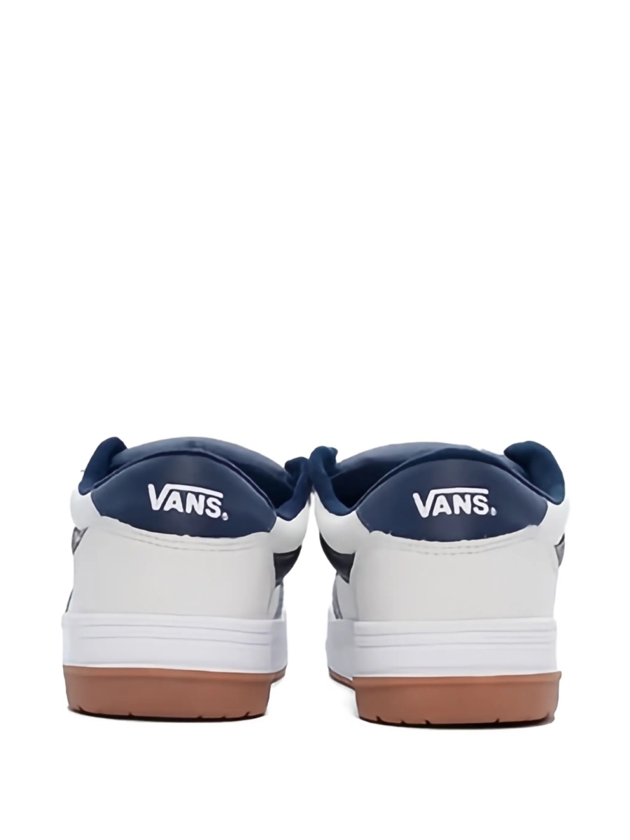 Sneakers Vans albi din poliuretan si piele intoarsa - Img 2