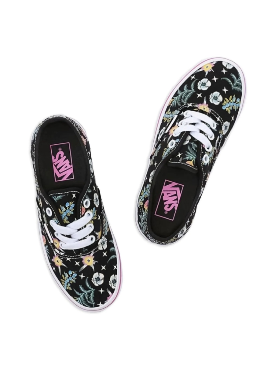 Sneakers Vans negri din material textil - Img 2