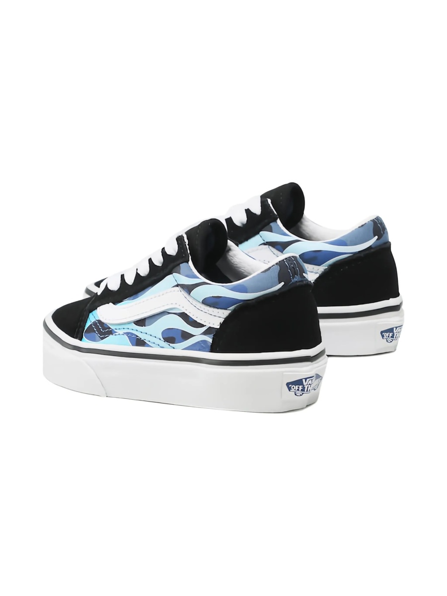 Sneakers Vans negri din material textil - Img 3