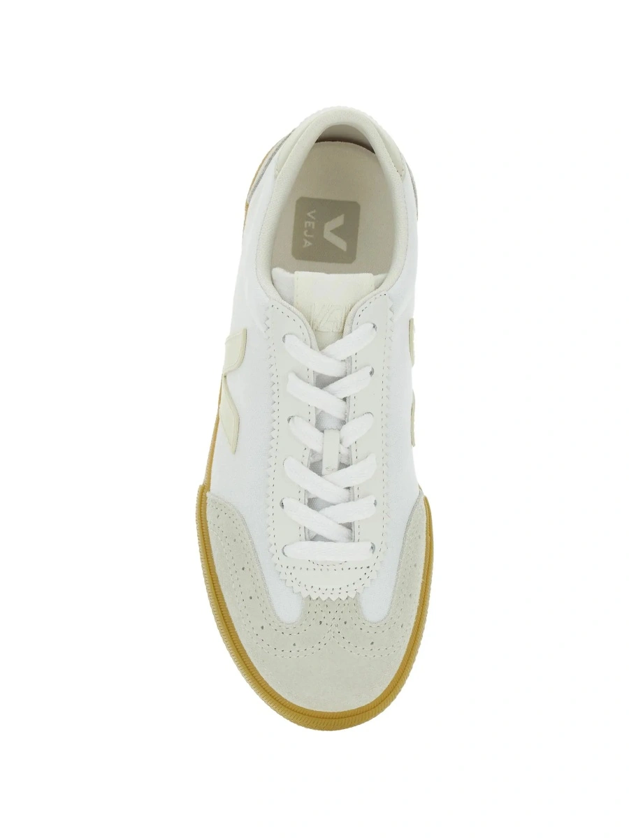 Sneakers VEJA albi din canvas 'Volley' - Img 7