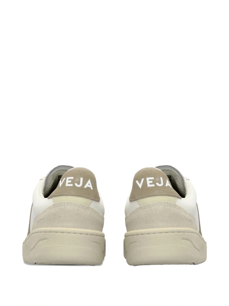 Sneakers VEJA albi din piele si piele intoarsa - Img 3