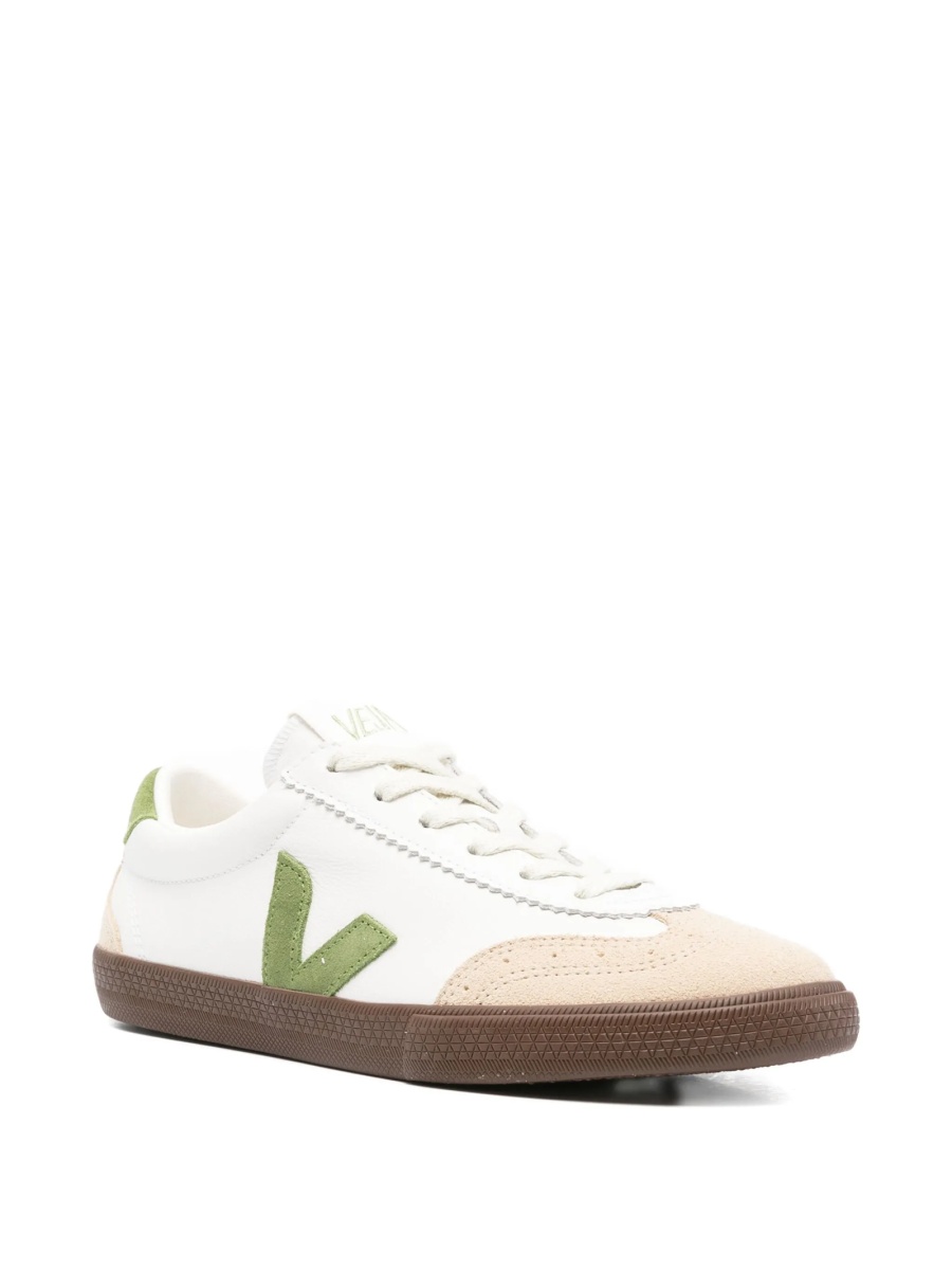 Sneakers VEJA neutri din piele intoarsa si piele - Img 2