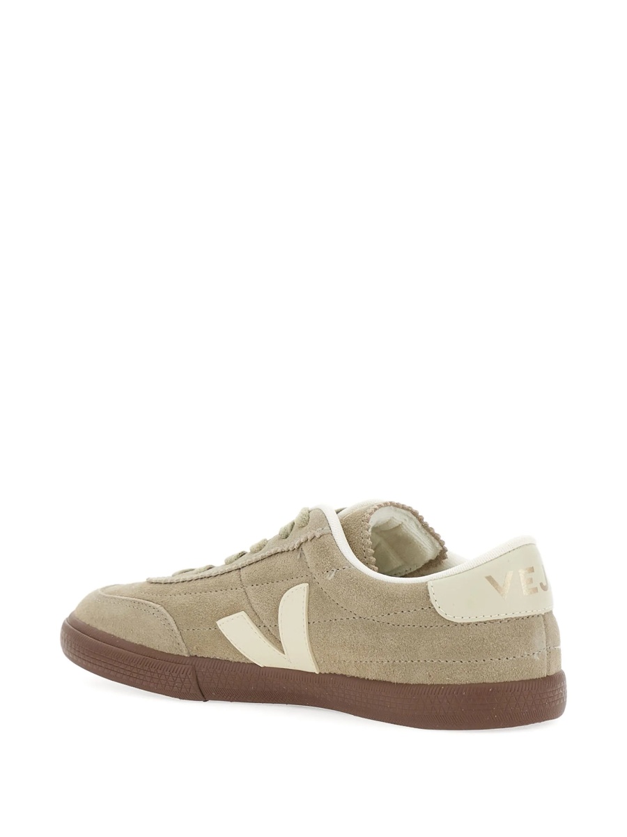 Sneakers VEJA neutri din piele si piele intoarsa - Img 3