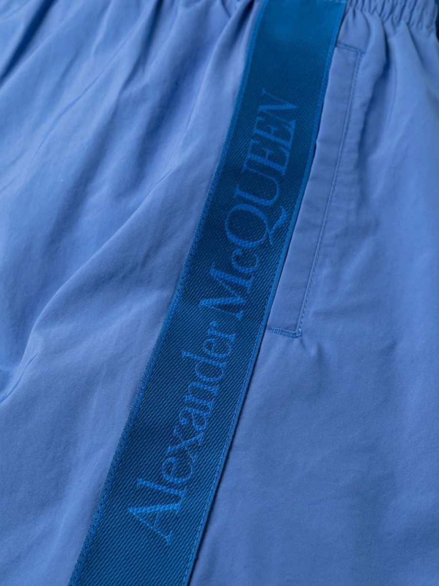 Sort de baie Alexander McQueen albastru din poliamida - Img 3