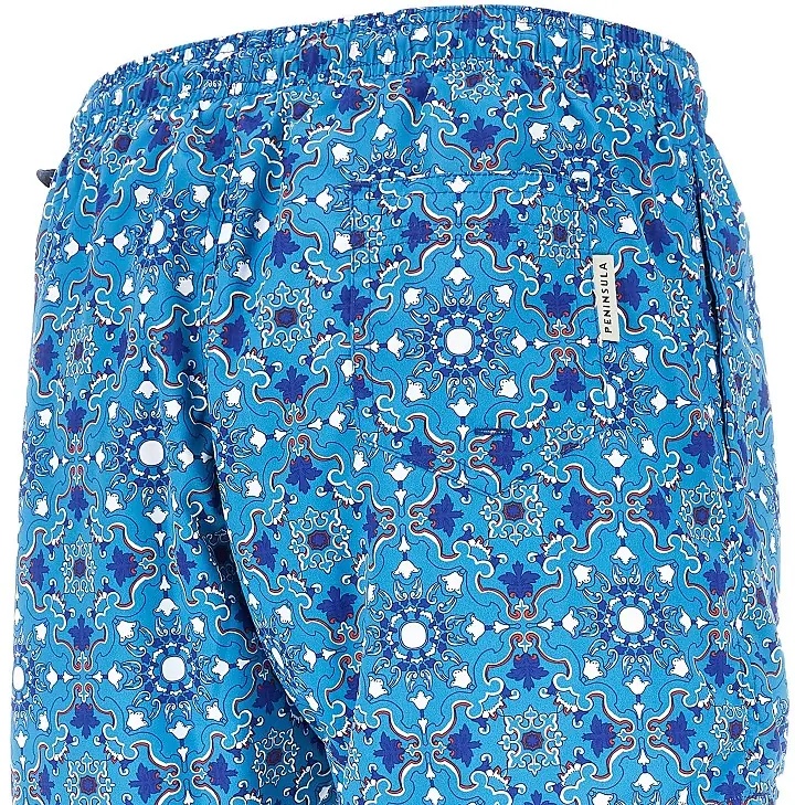 Sorturi 'Rapallo' printed swim shorts - Img 4