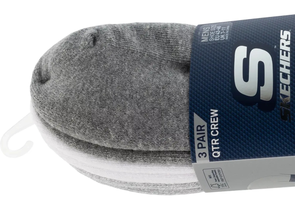 Sosete 3pk Mens Qtr Colorbloc Socks - Img 2