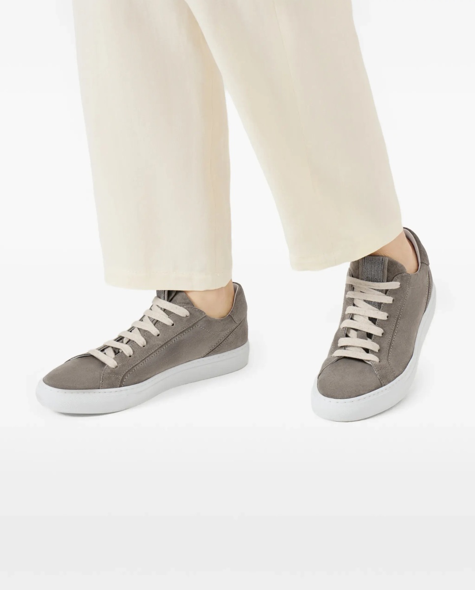 Suede Sneakers with Precious Loop - Img 5