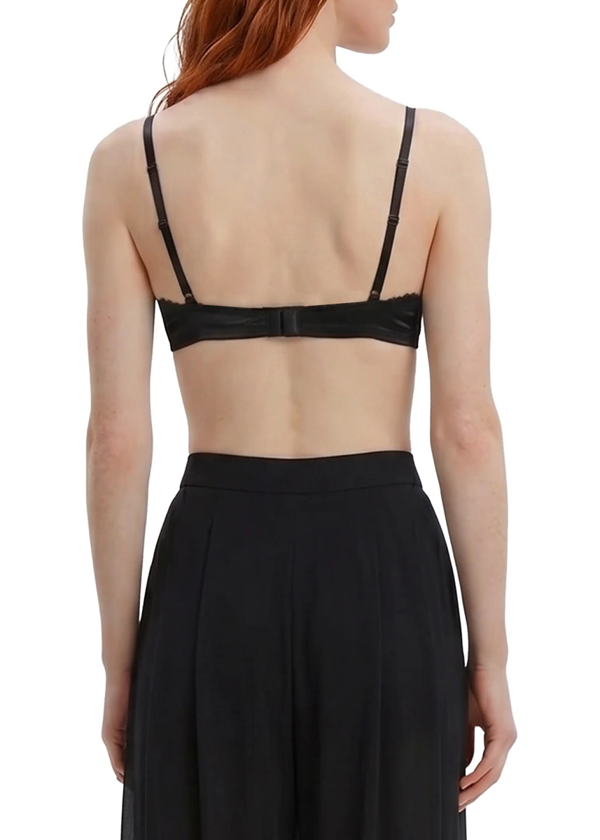 Sutiene Balconette Bra In Satin And Lace - Img 2
