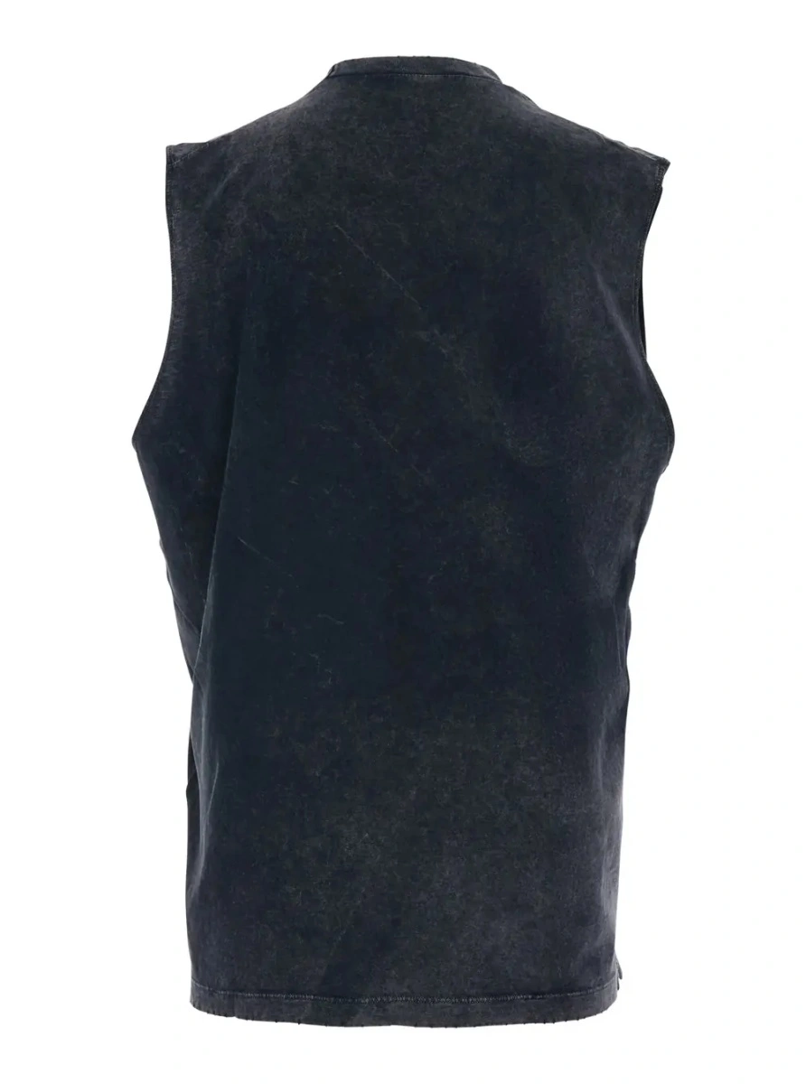 Top DSQUARED2 negru din bumbac - Img 2