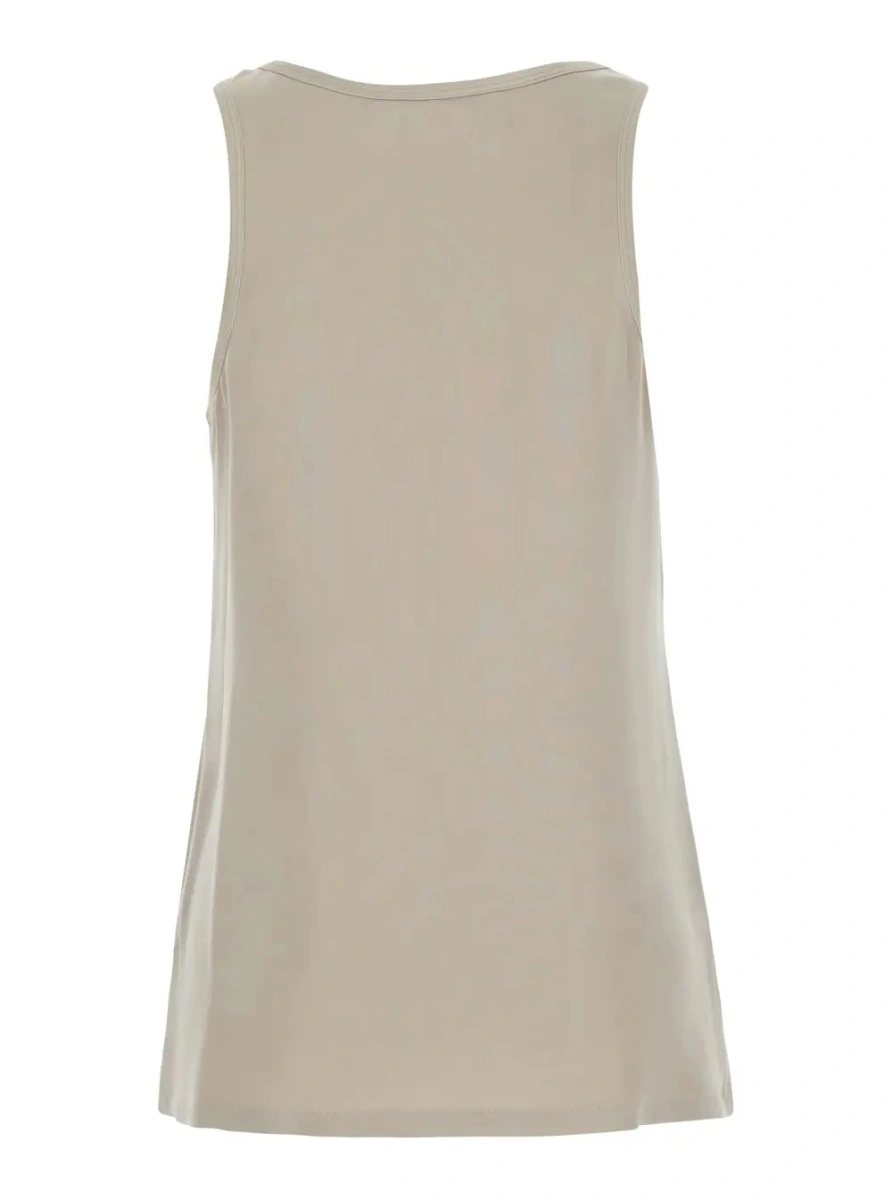Top Max Mara bej din matase - Img 2