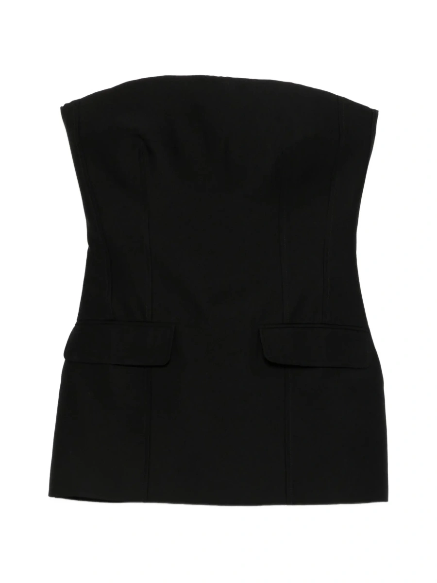 Top TOTEME negru din lana - Img 8