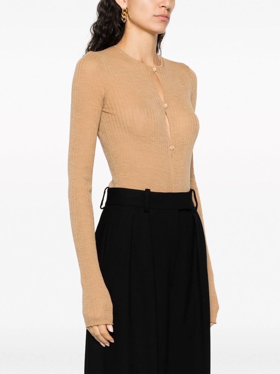 Top tricotat SPORTMAX neutru - Img 3