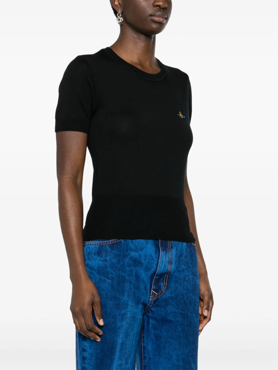 Top tricotat Vivienne Westwood negru - Img 3