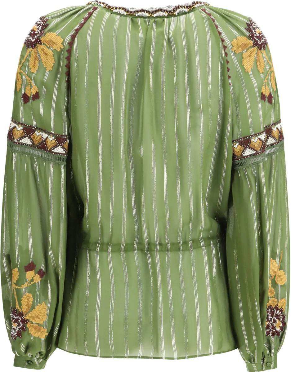 Topuri Lurex silk Shirt - Img 2