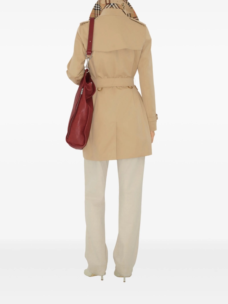 Trenci Burberry kensington heritage neutru din bumbac - Img 4