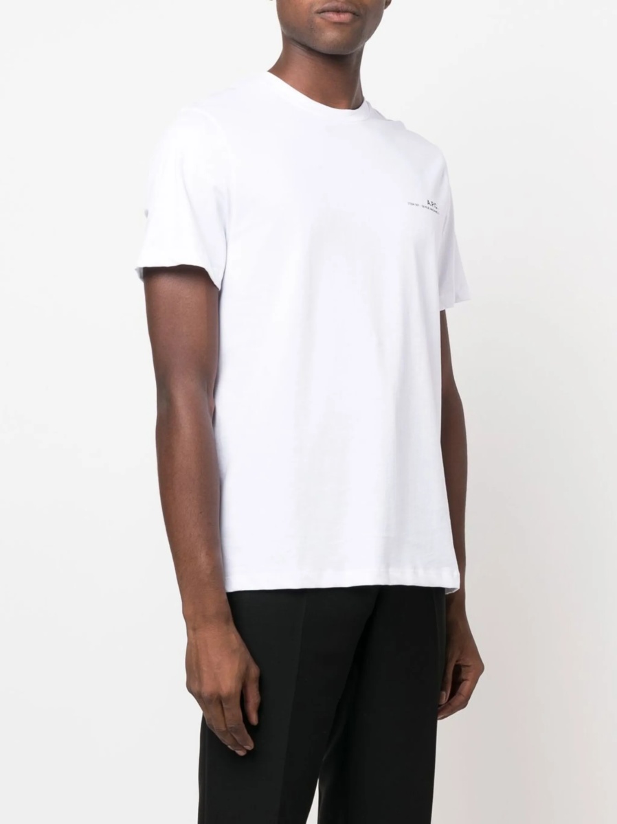 Tricou A.P.C. alb - Img 3