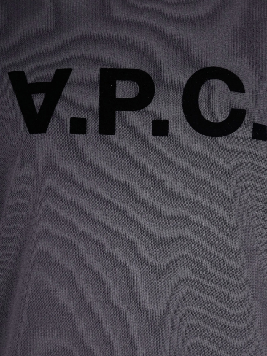 Tricou A.P.C. gri - Img 3