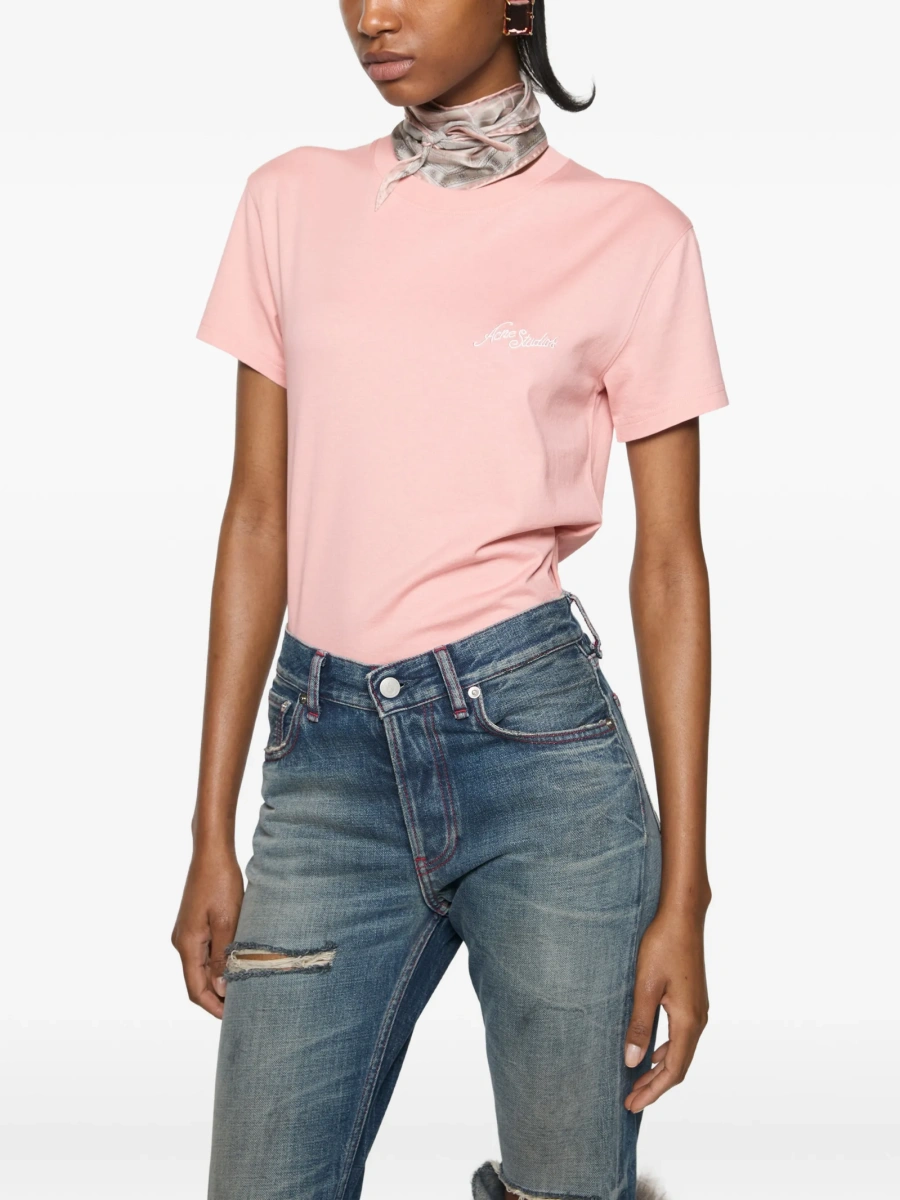 Tricou Acne Studios roz - Img 5