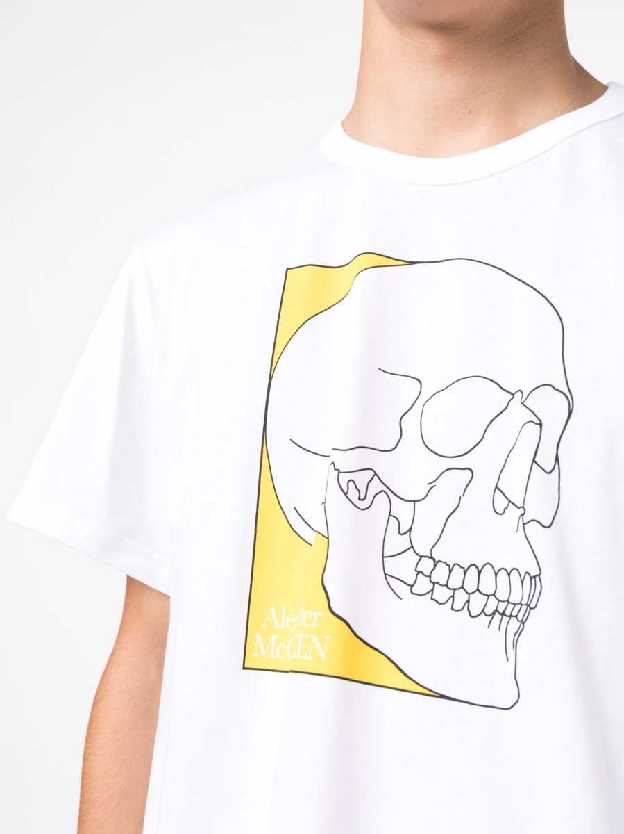 Tricou Alexander McQueen alb - Img 5