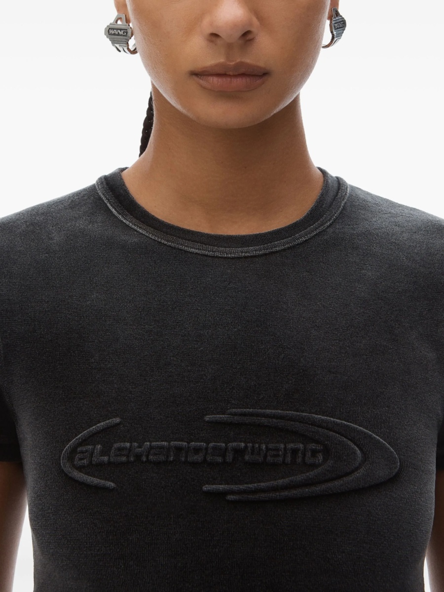Tricou Alexander Wang negru - Img 5