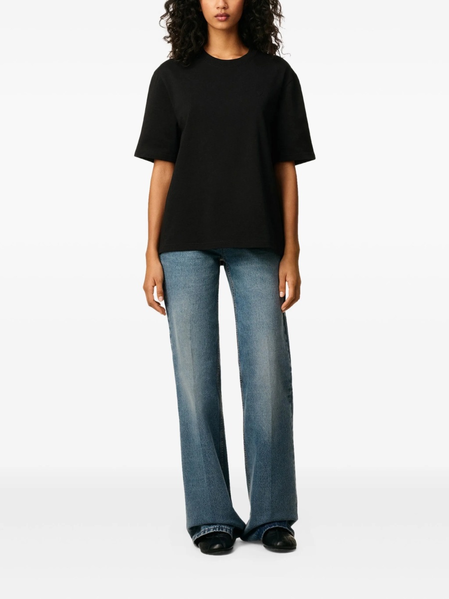 Tricou AMI Paris ami de coeur negru - Img 2