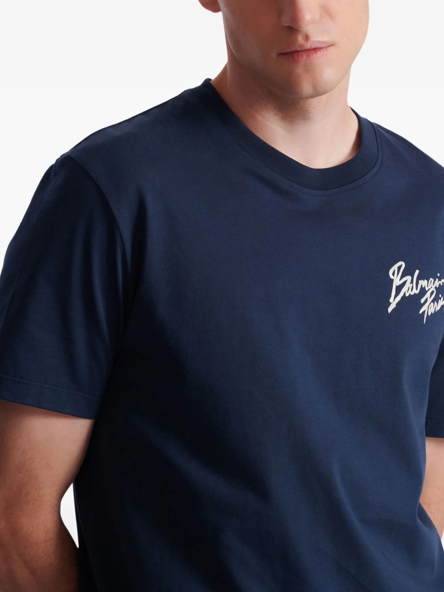 Tricou Balmain albastru - Img 5