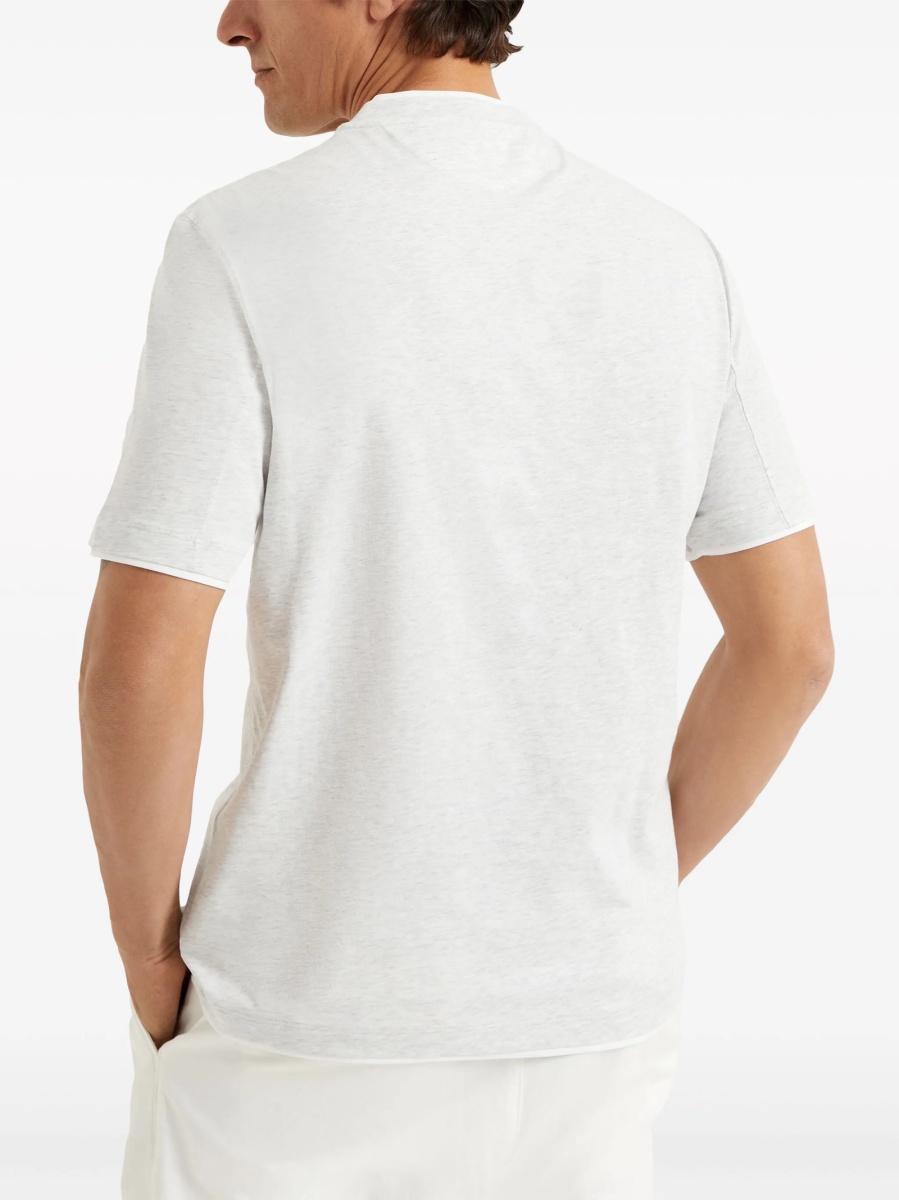Tricou Brunello Cucinelli alb - Img 4