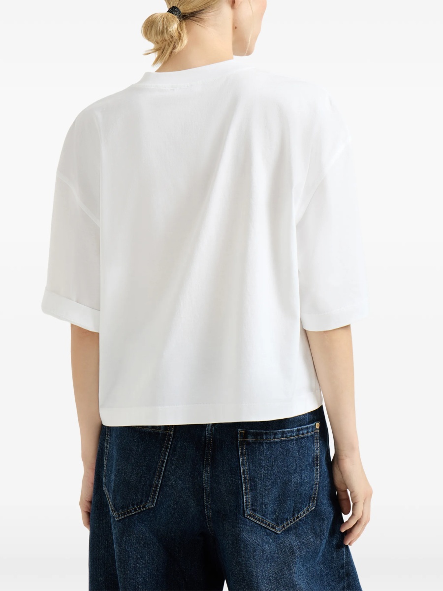 Tricou Brunello Cucinelli alb - Img 2