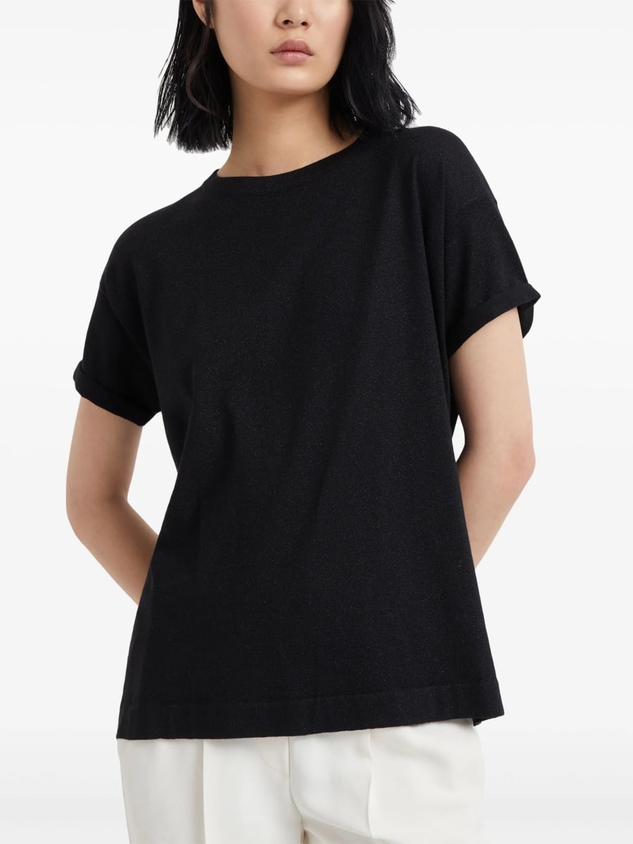 Tricou Brunello Cucinelli negru - Img 3