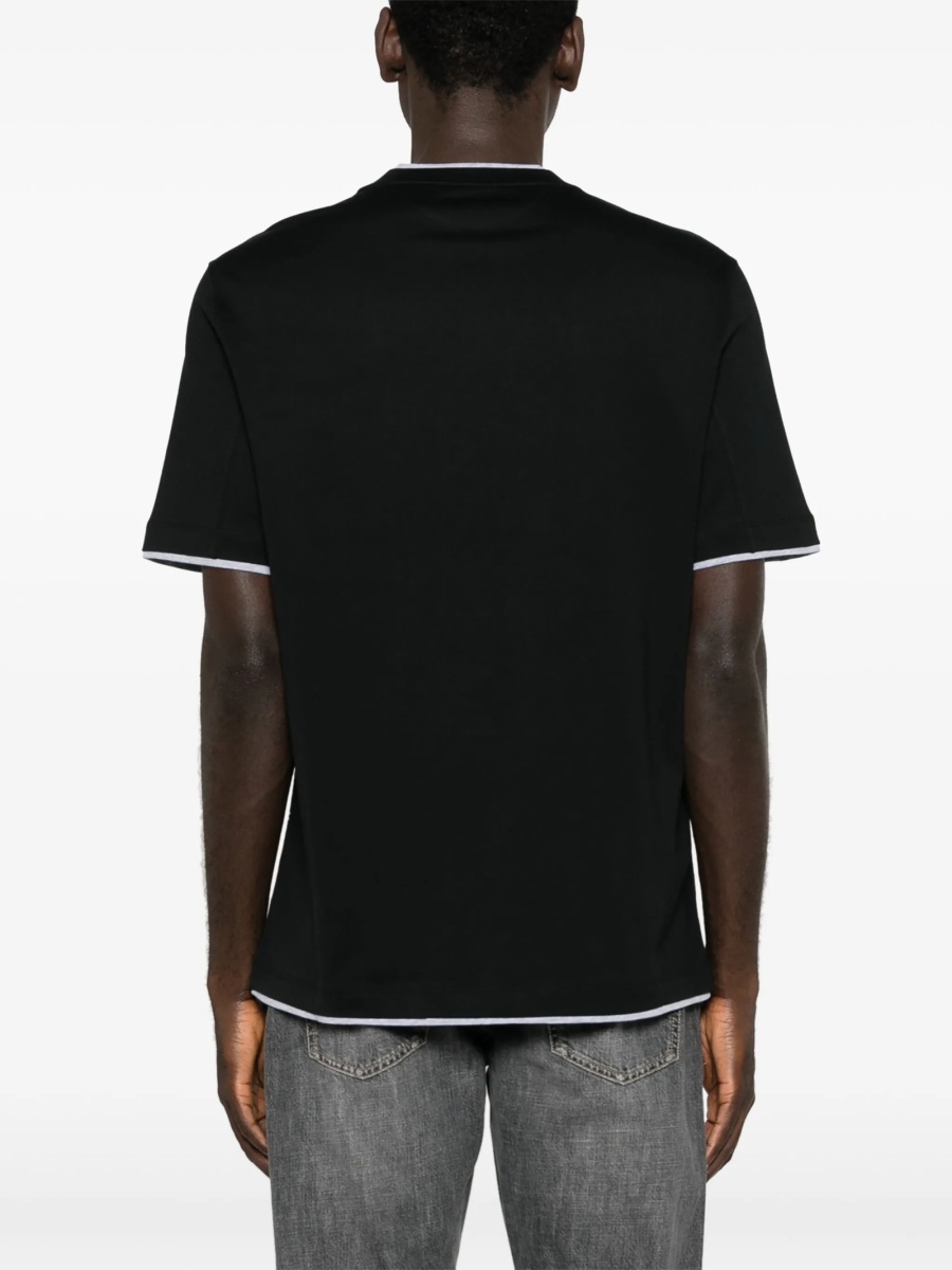 Tricou Brunello Cucinelli negru - Img 4
