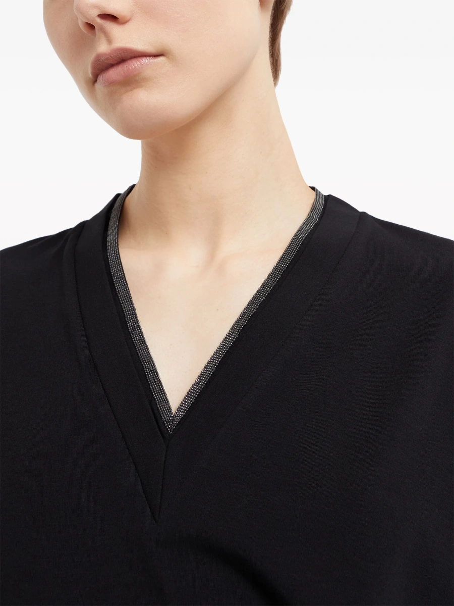Tricou Brunello Cucinelli negru - Img 5