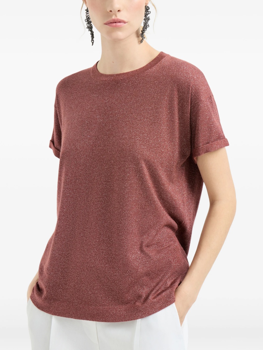 Tricou Brunello Cucinelli rosu - Img 4