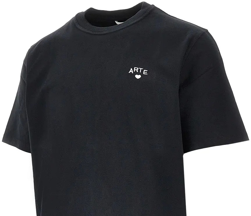Tricou Cotton jersey T-shirt with embroidery - Img 2