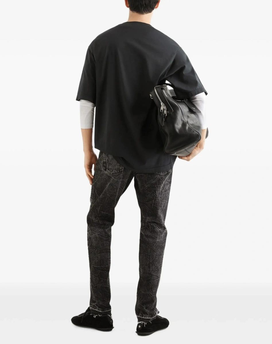 Tricou Cotton T-shirt with logo - Img 5