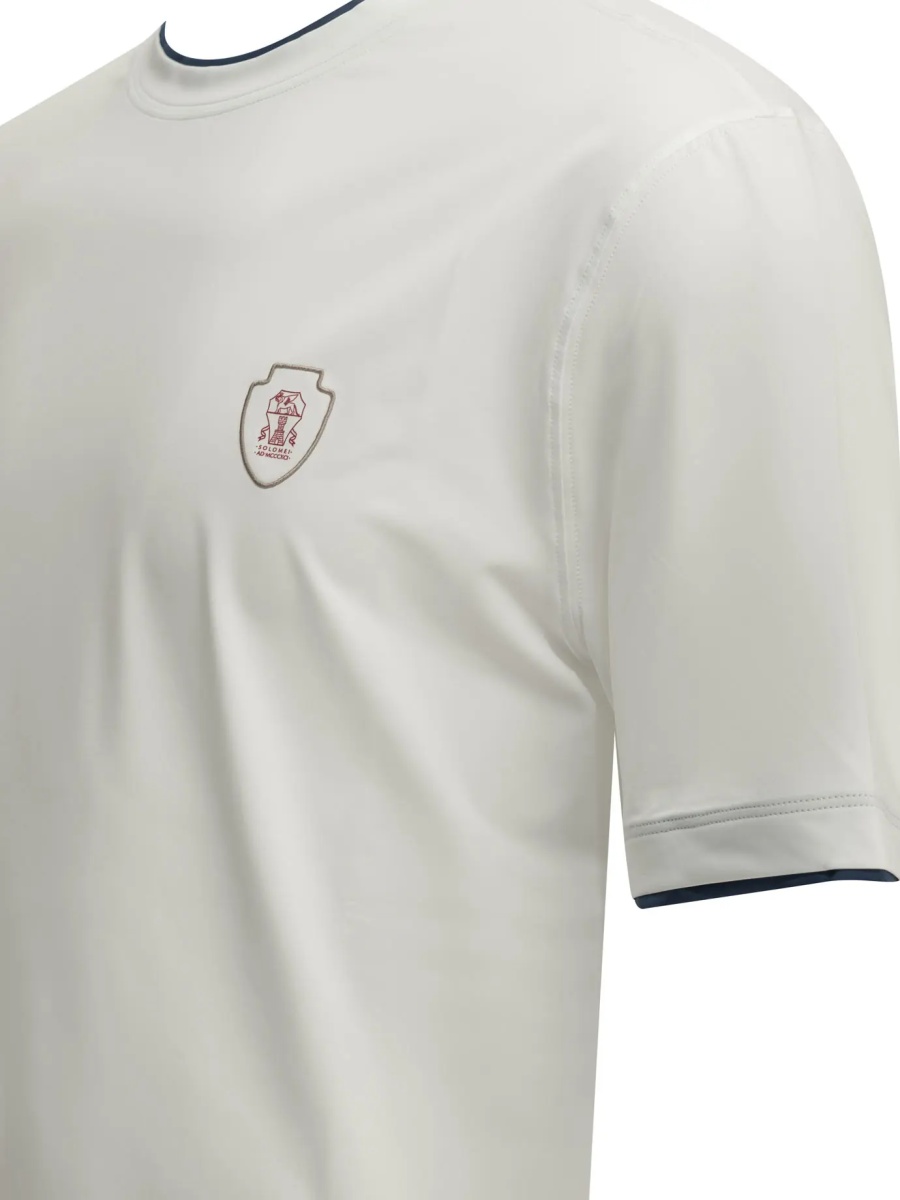 Tricou Crewneck T-shirt with logo - Img 4