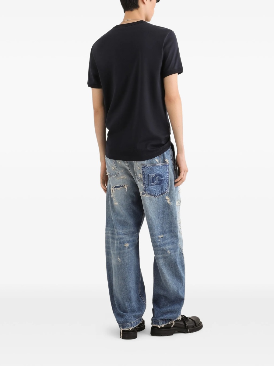Tricou Dolce &amp; Gabbana albastru - Img 3