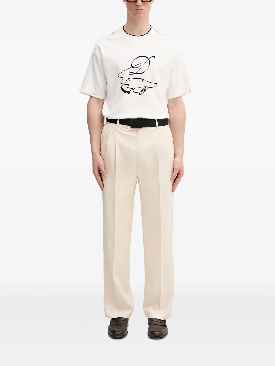 Tricou DRÔLE DE MONSIEUR alb - Img 2