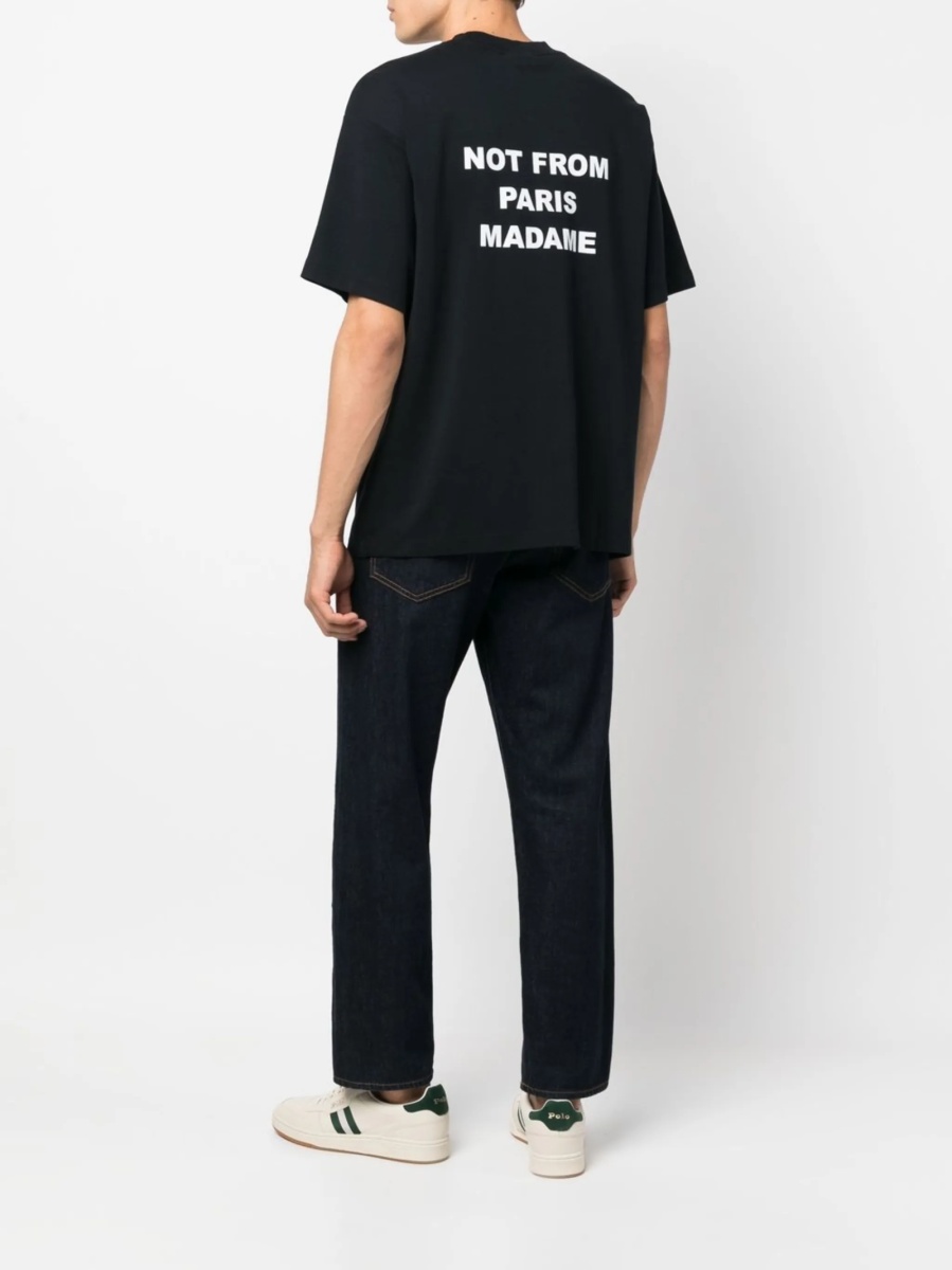 Tricou DRÔLE DE MONSIEUR negru - Img 2