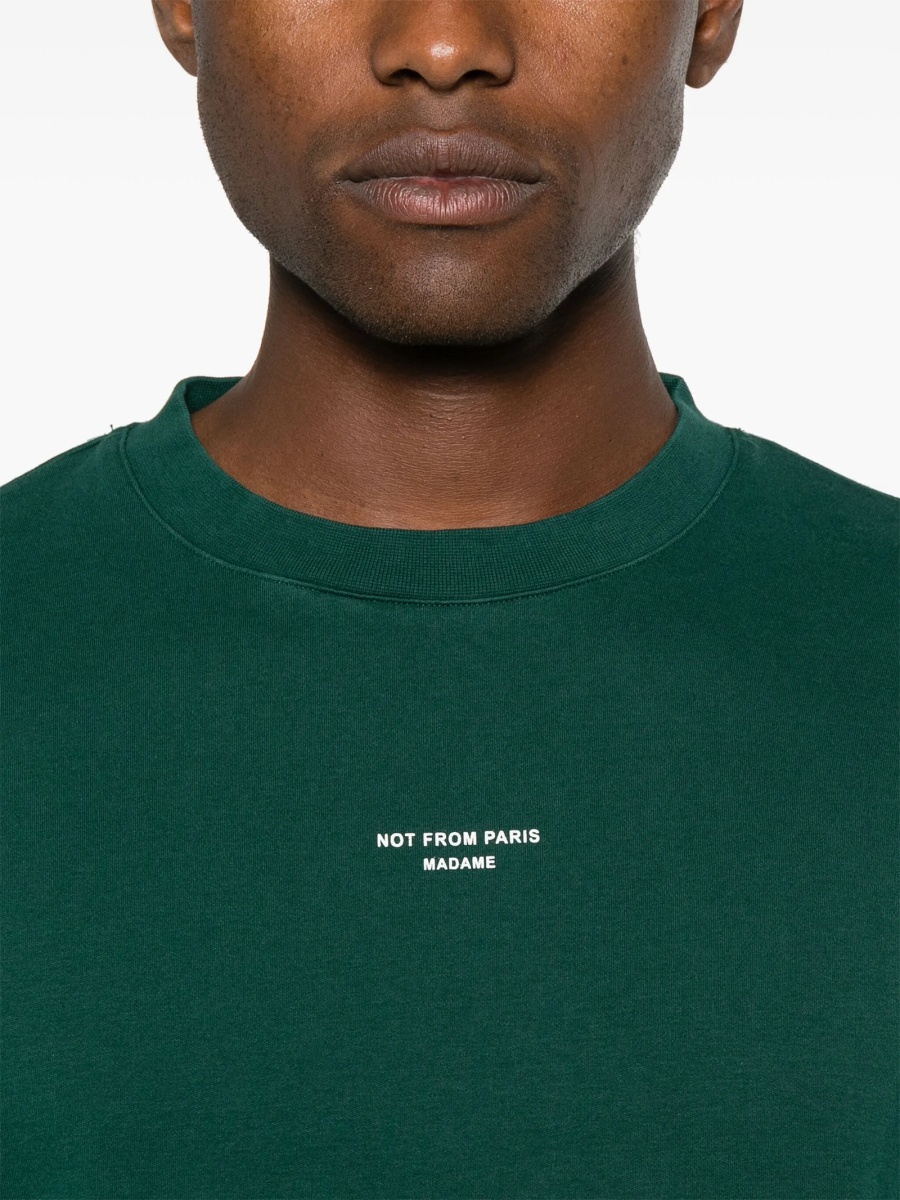Tricou DRÔLE DE MONSIEUR verde - Img 5