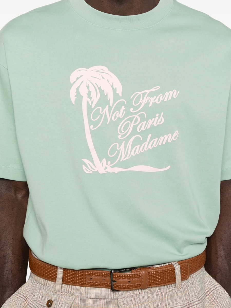 Tricou DRÔLE DE MONSIEUR verde - Img 5