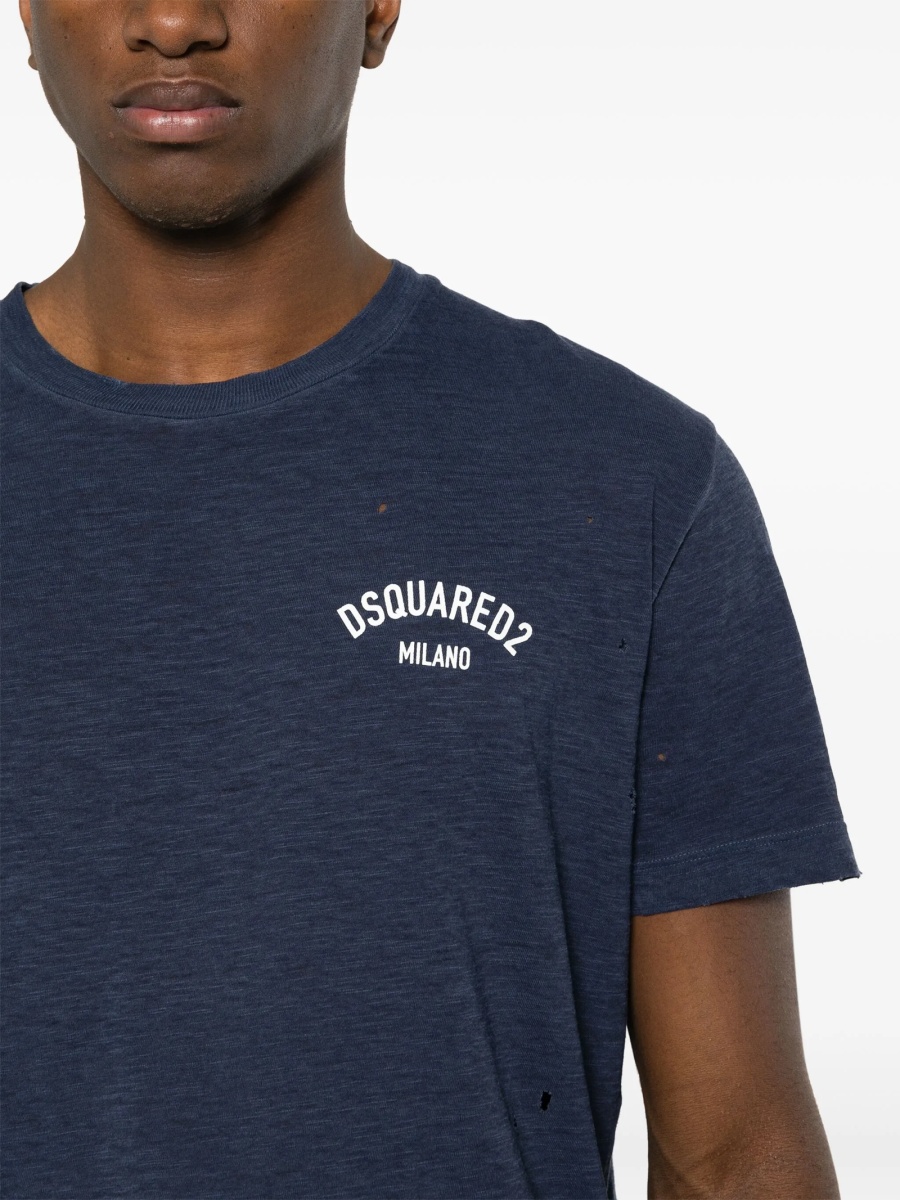 Tricou DSQUARED2 albastru - Img 5