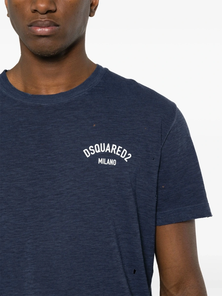 Tricou DSQUARED2 albastru - Img 5
