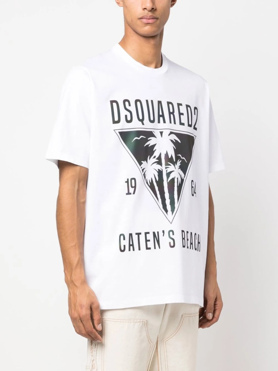 Tricou DSQUARED2 alb - Img 3