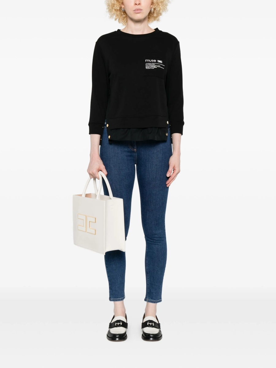 Tricou Elisabetta Franchi negru - Img 2