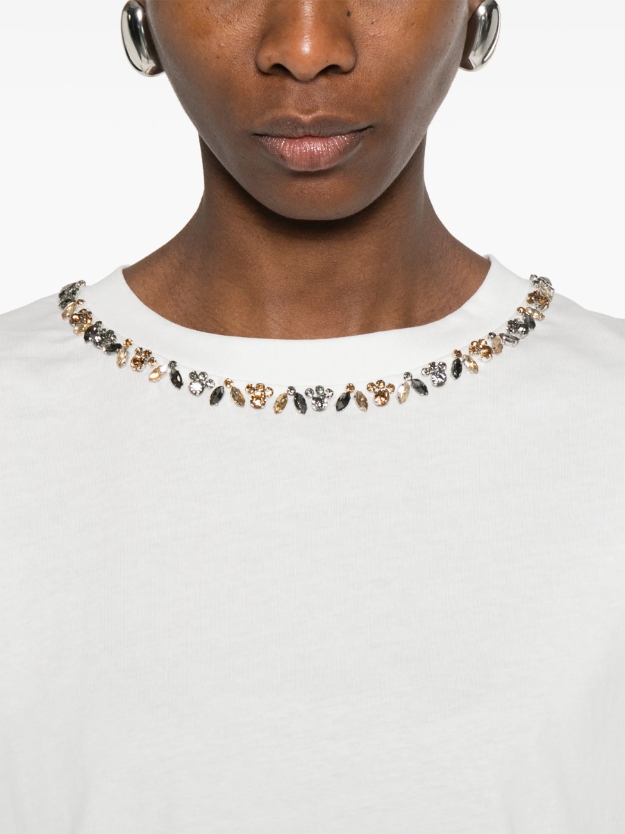 Tricou Ermanno Scervino alb - Img 5