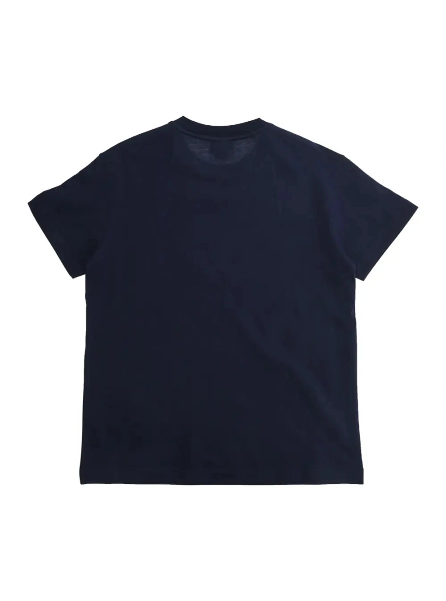 Tricou Fendi albastru din bumbac - Img 2