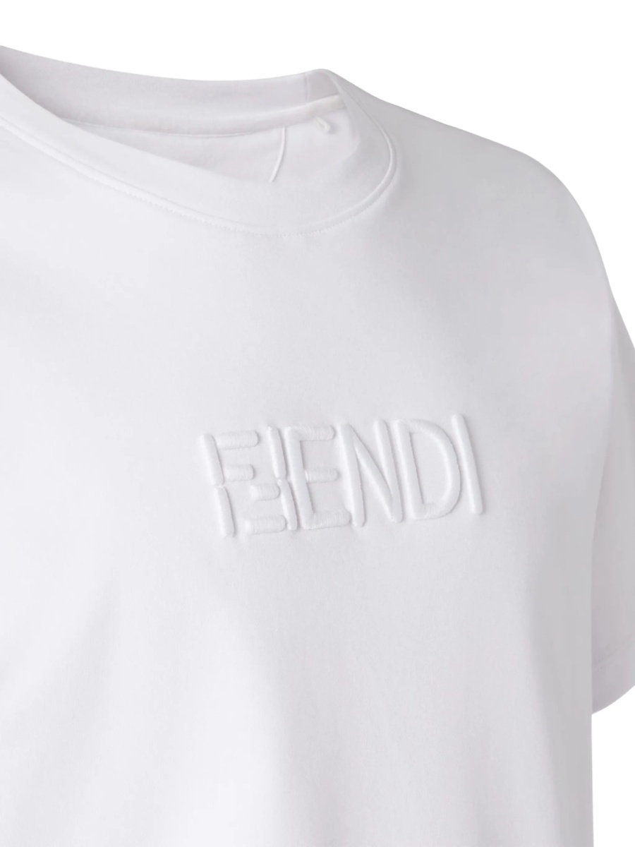 Tricou Fendi alb - Img 3