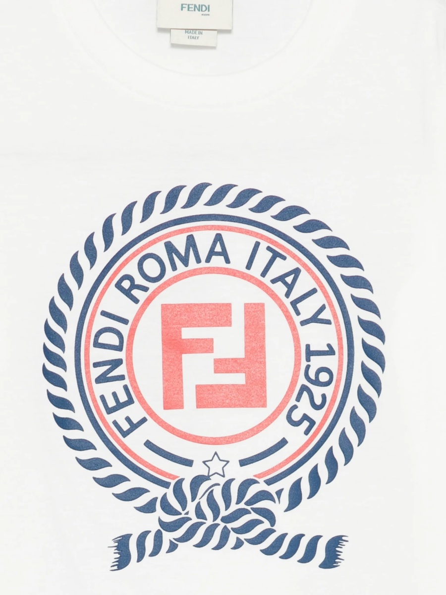 Tricou Fendi alb - Img 3